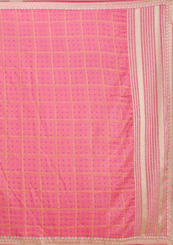Kiran-pink-printed-softsilk-designer-saree