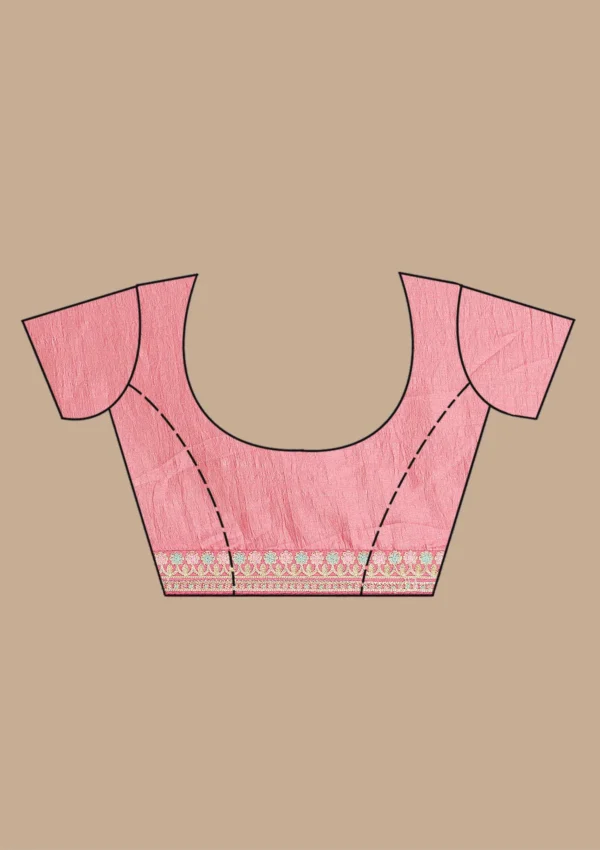 Kiran-pink-printed-softsilk-designer-blouse